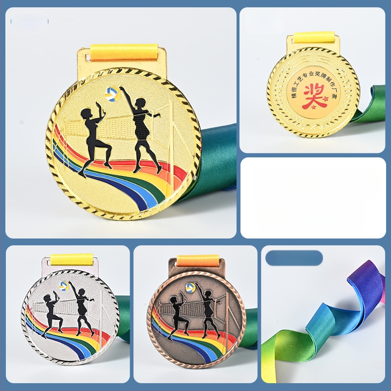 Μεταλλικό μετάλλιο από κράμα ψευδαργύρου για μαραθώνιο, προσαρμόσιμα βραβεία για εταιρικές εκδηλώσεις και κατασκηνώσεις, δυνατότητα εκτύπωσης λογοτύπου, κατάλληλο ως δώρο