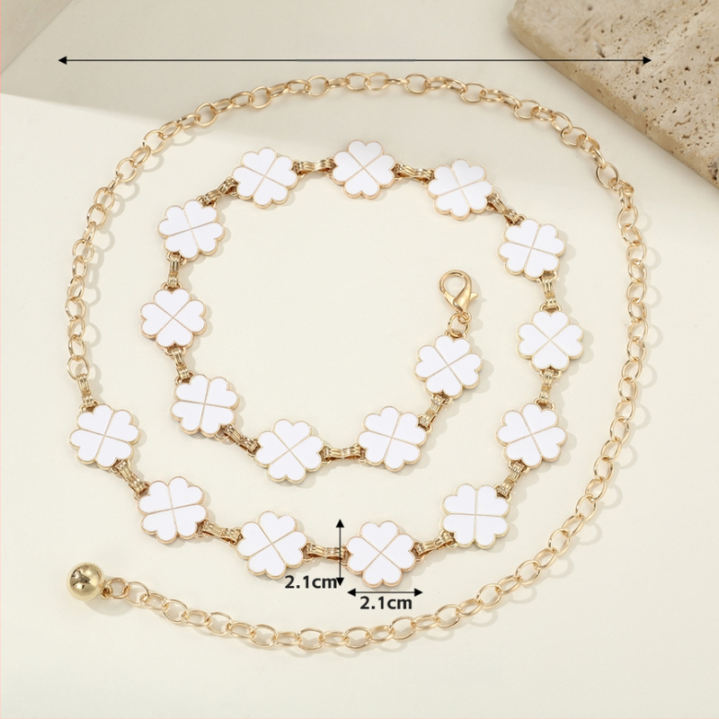 Juosmens grandinėlė iš reljefinio metalo, Fanyun, vintage stilius, moterims