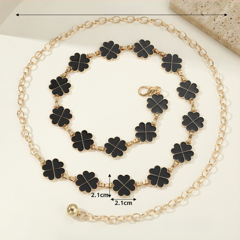 Juosmens grandinėlė iš reljefinio metalo, Fanyun, vintage stilius, moterims