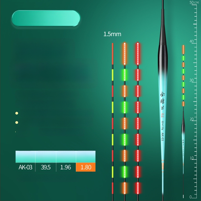 Поплавка за риболов за потоци, Golden Eyes, композитен материал