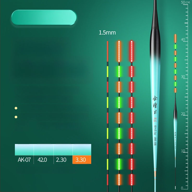 Поплавка за риболов за потоци, Golden Eyes, композитен материал