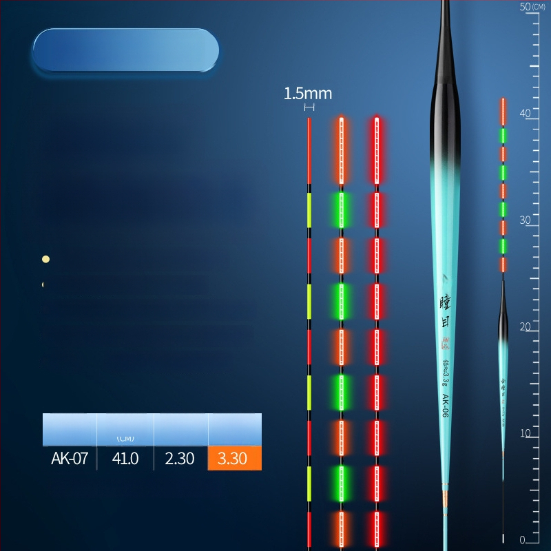 Поплавка за риболов за потоци, Golden Eyes, композитен материал