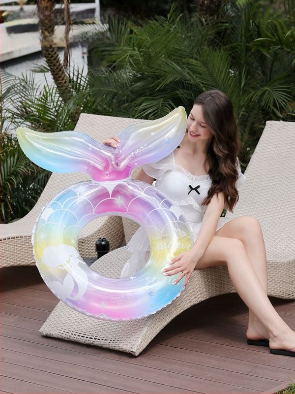 Baseina riņķis no videi draudzīga PVC, 0,2 mm biezums, piemērots baseinam, manuāla uzpūšana