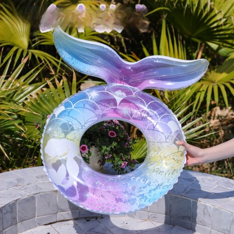 Baseina riņķis no videi draudzīga PVC, 0,2 mm biezums, piemērots baseinam, manuāla uzpūšana