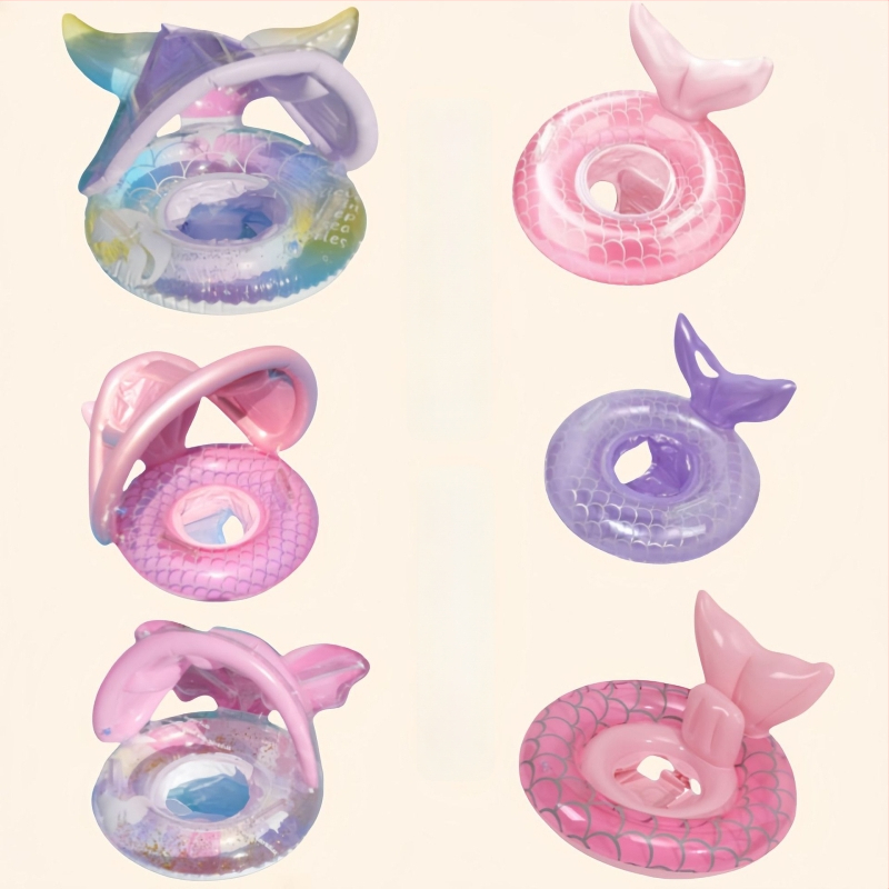 Baseina riņķis no videi draudzīga PVC, 0,2 mm biezums, piemērots baseinam, manuāla uzpūšana