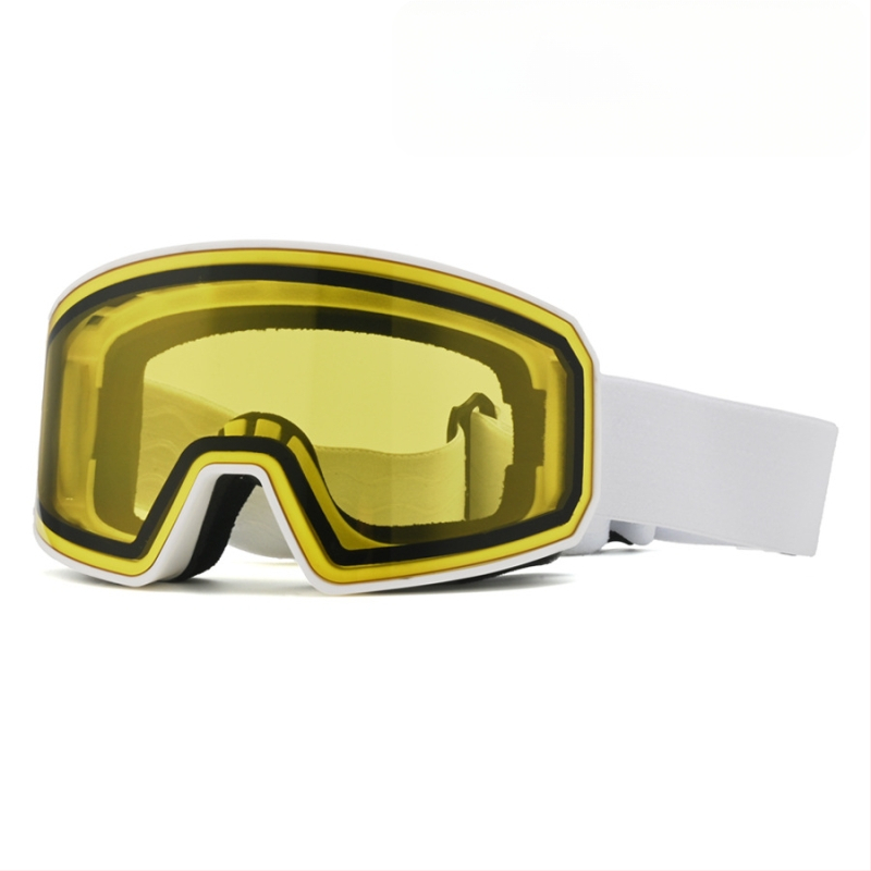 Slēpošanas brillēs kalnu kāpšanai ar divslāņa pret aizlogošanos, UV aizsardzība, saderīgas ar dioptriju lencēm