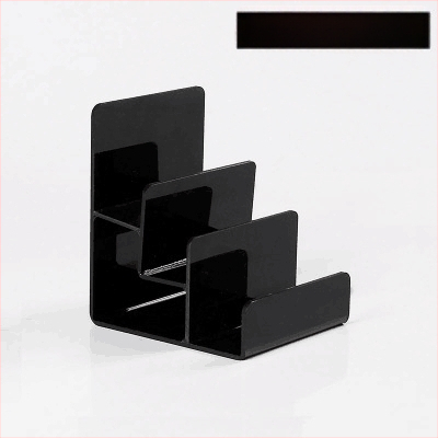 Piniginės ir rankinės demonstravimo stovas, dviejų lygių, injekcinio formavimo konstrukcija, gipso apvalkalas, laiptinės formos