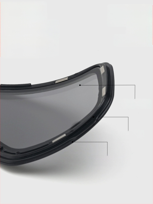 Pieaugušo slēpošanas briļļas - divslāņu konstrukcija, TPU/PC, pret miglu, pret vēju, acu aizsardzība