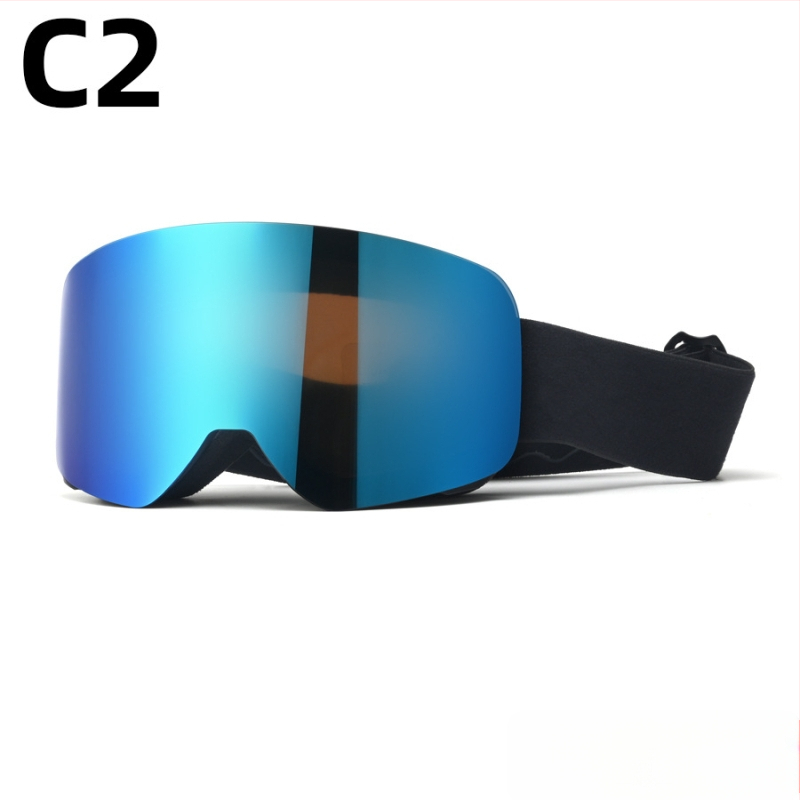 Pieaugušo slēpošanas briļļas - divslāņu konstrukcija, TPU/PC, pret miglu, pret vēju, acu aizsardzība