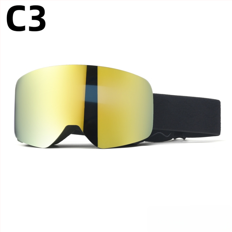 Pieaugušo slēpošanas briļļas - divslāņu konstrukcija, TPU/PC, pret miglu, pret vēju, acu aizsardzība