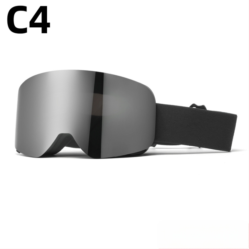 Pieaugušo slēpošanas briļļas - divslāņu konstrukcija, TPU/PC, pret miglu, pret vēju, acu aizsardzība