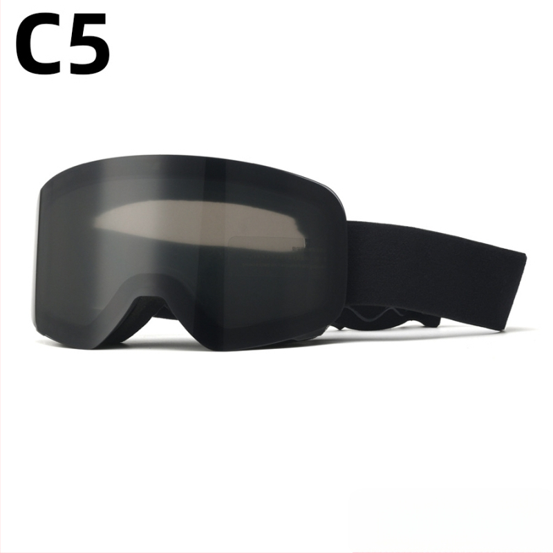 Pieaugušo slēpošanas briļļas - divslāņu konstrukcija, TPU/PC, pret miglu, pret vēju, acu aizsardzība