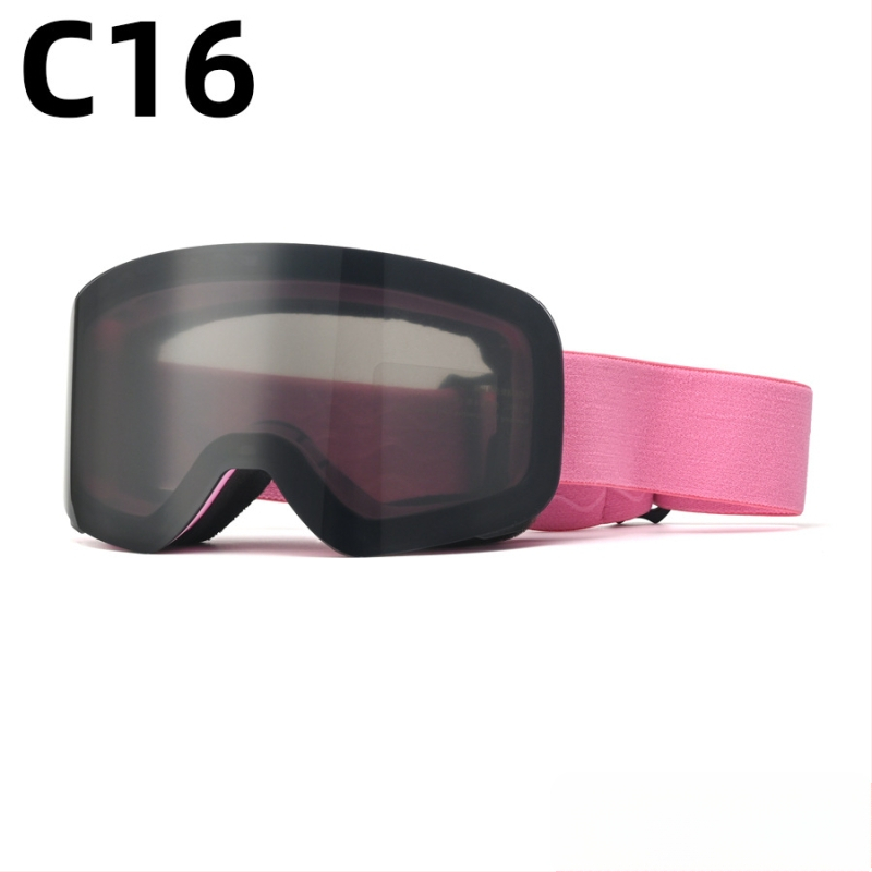 Pieaugušo slēpošanas briļļas - divslāņu konstrukcija, TPU/PC, pret miglu, pret vēju, acu aizsardzība