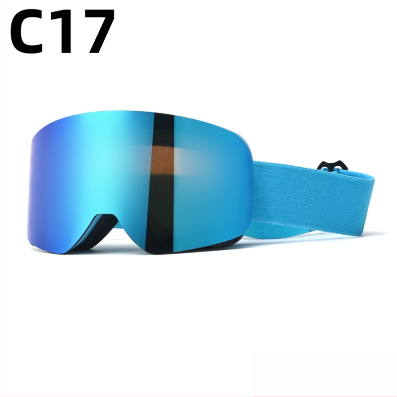 Pieaugušo slēpošanas briļļas - divslāņu konstrukcija, TPU/PC, pret miglu, pret vēju, acu aizsardzība