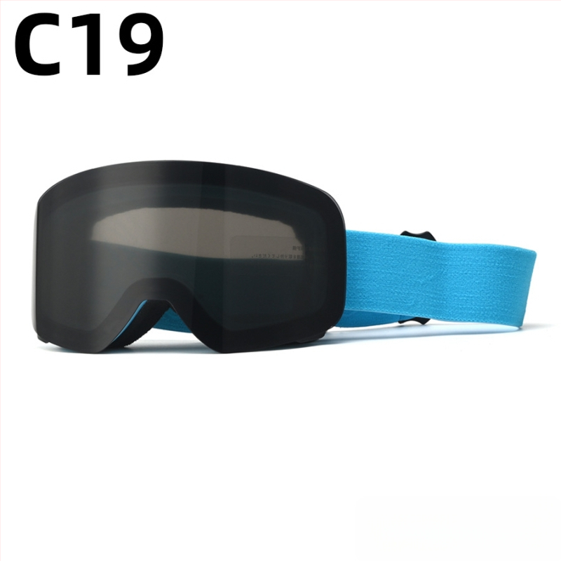 Pieaugušo slēpošanas briļļas - divslāņu konstrukcija, TPU/PC, pret miglu, pret vēju, acu aizsardzība