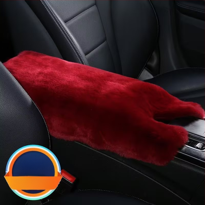 Automobilio rankos atramos odinė pagalvėlė — Rex triušio oda, šilta ir minkšta vidaus aksesuaras, Little Star prekės ženklas; universalus tinkamumas; apdorojimo pritaikymas; licencijuota privatų etiketė