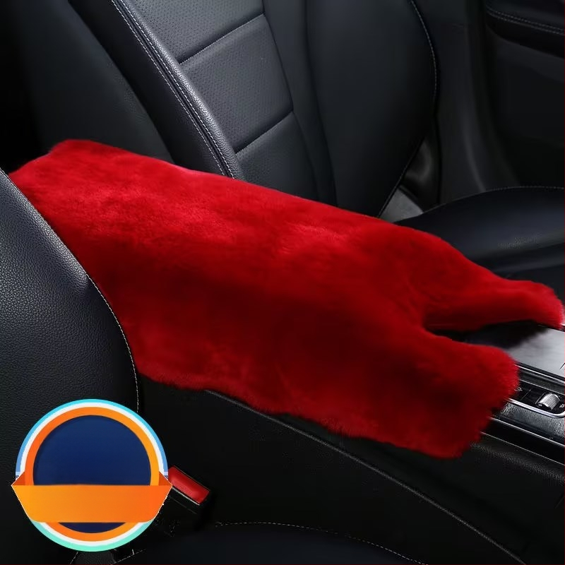 Automobilio rankos atramos odinė pagalvėlė — Rex triušio oda, šilta ir minkšta vidaus aksesuaras, Little Star prekės ženklas; universalus tinkamumas; apdorojimo pritaikymas; licencijuota privatų etiketė