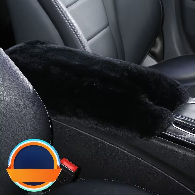 Automobilio rankos atramos odinė pagalvėlė — Rex triušio oda, šilta ir minkšta vidaus aksesuaras, Little Star prekės ženklas; universalus tinkamumas; apdorojimo pritaikymas; licencijuota privatų etiketė