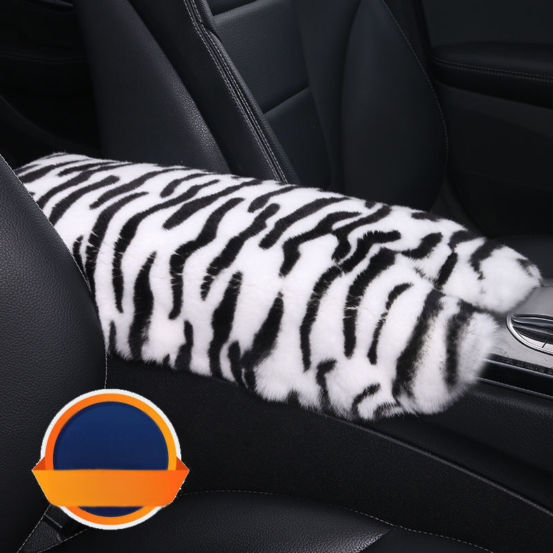 Automobilio rankos atramos odinė pagalvėlė — Rex triušio oda, šilta ir minkšta vidaus aksesuaras, Little Star prekės ženklas; universalus tinkamumas; apdorojimo pritaikymas; licencijuota privatų etiketė