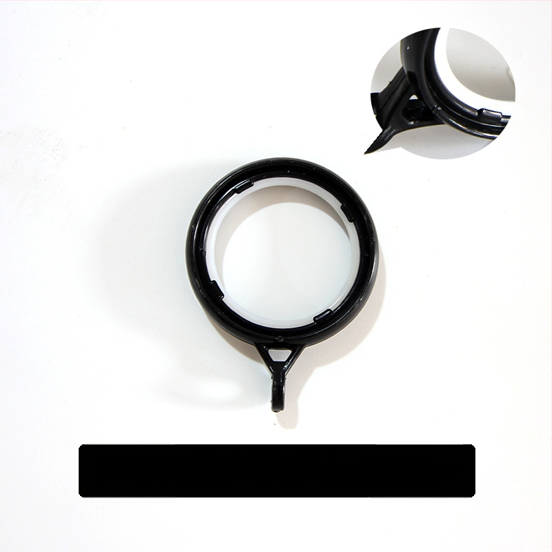 Užuolaidų žiedas su storesniu apvaliu dizainu ir pakabos žiedu, plastikinis kabliukas | Prekės ženklas: Other | Be pritaikymo