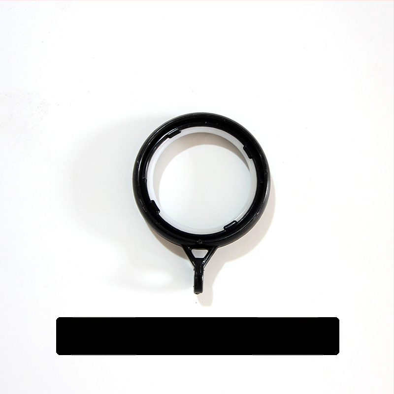 Užuolaidų žiedas su storesniu apvaliu dizainu ir pakabos žiedu, plastikinis kabliukas | Prekės ženklas: Other | Be pritaikymo