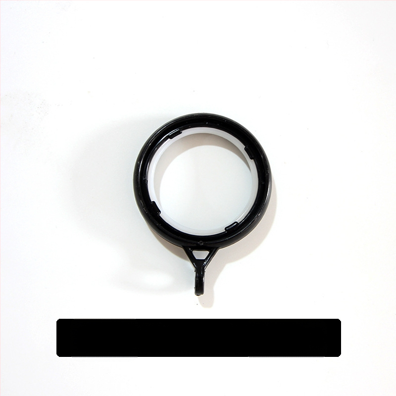 Užuolaidų žiedas su storesniu apvaliu dizainu ir pakabos žiedu, plastikinis kabliukas | Prekės ženklas: Other | Be pritaikymo