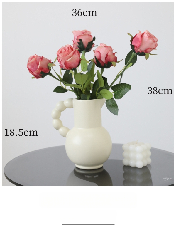 Τεχνητό λουλούδι μαργαρίτα από μεταξωτό ύφασμα για οικιακή διακόσμηση (σαλόνι, τραπεζαρία, έπιπλο τηλεόρασης)