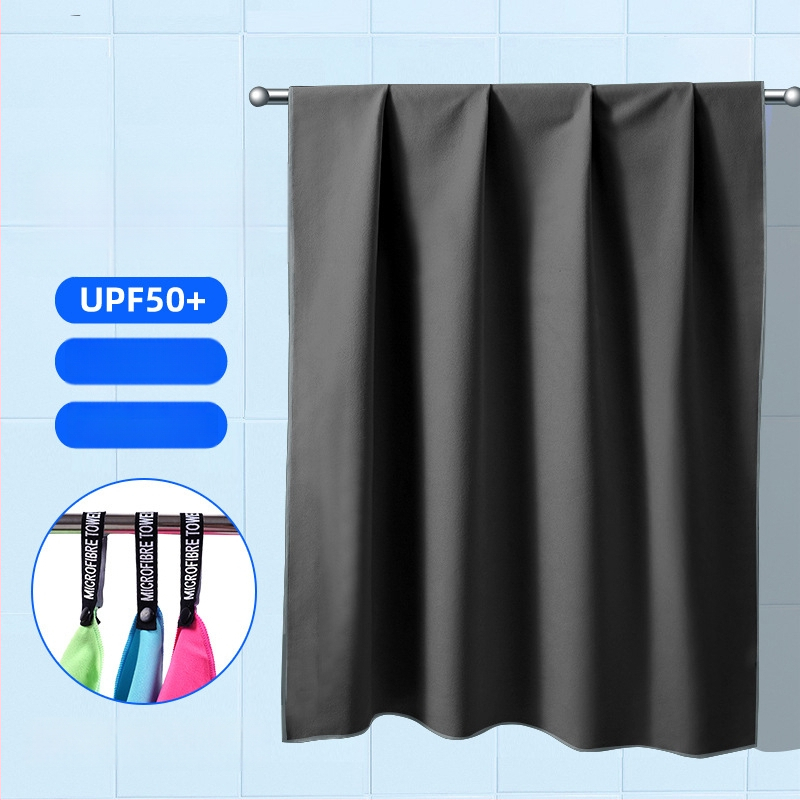 Plaukimo mikropluošto greitai džiūstantis rankšluostis, 200–300 g, absorbentas, su individualizuotu logotipu