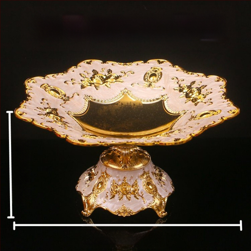 Vaisių lėkštės laikiklis – Europos stiliaus, keramikinė medžiaga, paprastas lauko dizainas