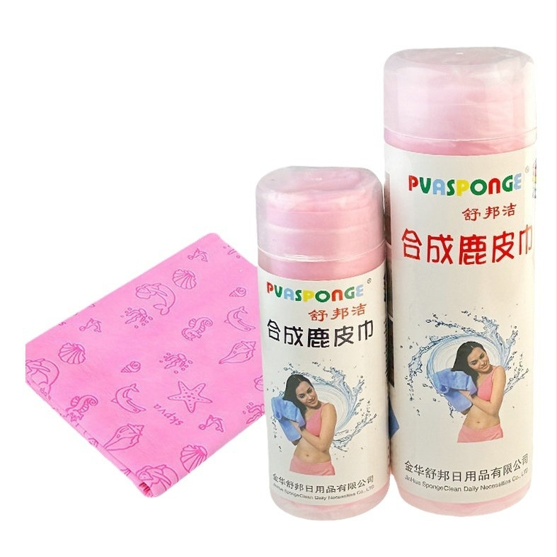 Πετσέτα στεγνώματος μαλλιών με συνθετικό δέρμα ελαφιού – γρήγορο στέγνωμα, υψηλή απορρόφηση, 10 νήματα, εκτύπωση, βάρος κάτω από 30 g