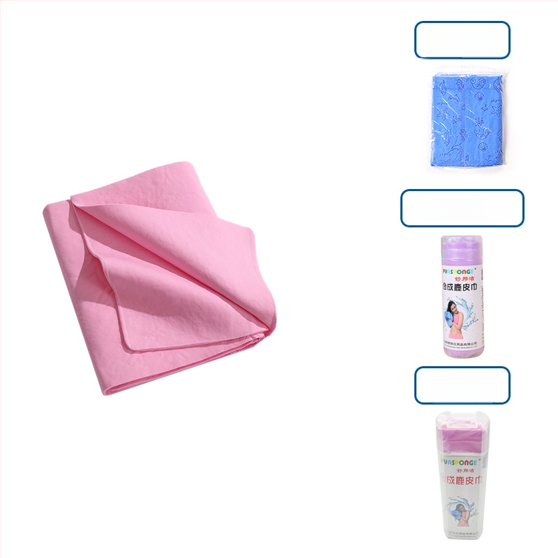 Πετσέτα στεγνώματος μαλλιών με συνθετικό δέρμα ελαφιού – γρήγορο στέγνωμα, υψηλή απορρόφηση, 10 νήματα, εκτύπωση, βάρος κάτω από 30 g