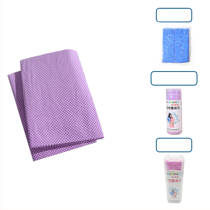 Πετσέτα στεγνώματος μαλλιών με συνθετικό δέρμα ελαφιού – γρήγορο στέγνωμα, υψηλή απορρόφηση, 10 νήματα, εκτύπωση, βάρος κάτω από 30 g