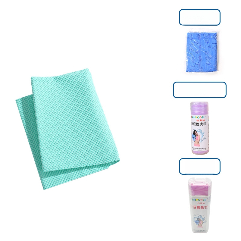 Πετσέτα στεγνώματος μαλλιών με συνθετικό δέρμα ελαφιού – γρήγορο στέγνωμα, υψηλή απορρόφηση, 10 νήματα, εκτύπωση, βάρος κάτω από 30 g