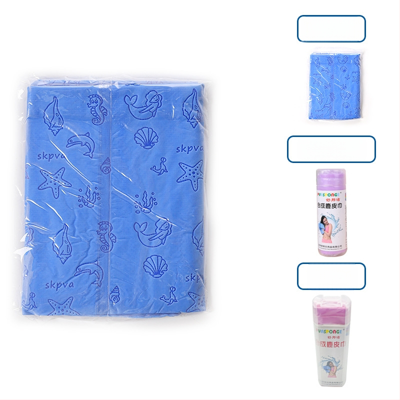 Πετσέτα στεγνώματος μαλλιών με συνθετικό δέρμα ελαφιού – γρήγορο στέγνωμα, υψηλή απορρόφηση, 10 νήματα, εκτύπωση, βάρος κάτω από 30 g