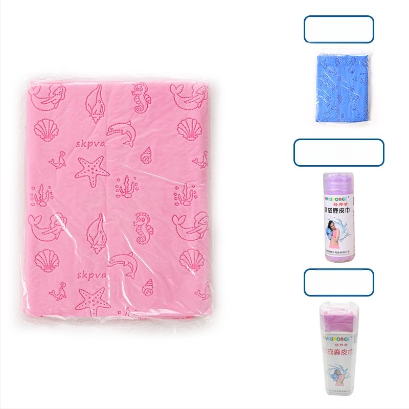 Πετσέτα στεγνώματος μαλλιών με συνθετικό δέρμα ελαφιού – γρήγορο στέγνωμα, υψηλή απορρόφηση, 10 νήματα, εκτύπωση, βάρος κάτω από 30 g