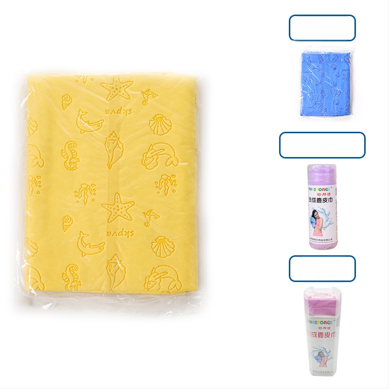 Πετσέτα στεγνώματος μαλλιών με συνθετικό δέρμα ελαφιού – γρήγορο στέγνωμα, υψηλή απορρόφηση, 10 νήματα, εκτύπωση, βάρος κάτω από 30 g