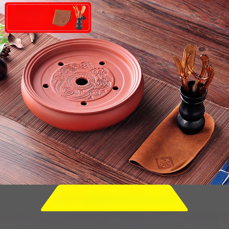 Δίσκος τσαγιού από κεραμικά, χειροποίητος, πρώτη κλάση ποιότητας, ρετρό στυλ, ελαφριά πολυτέλεια ρετρό