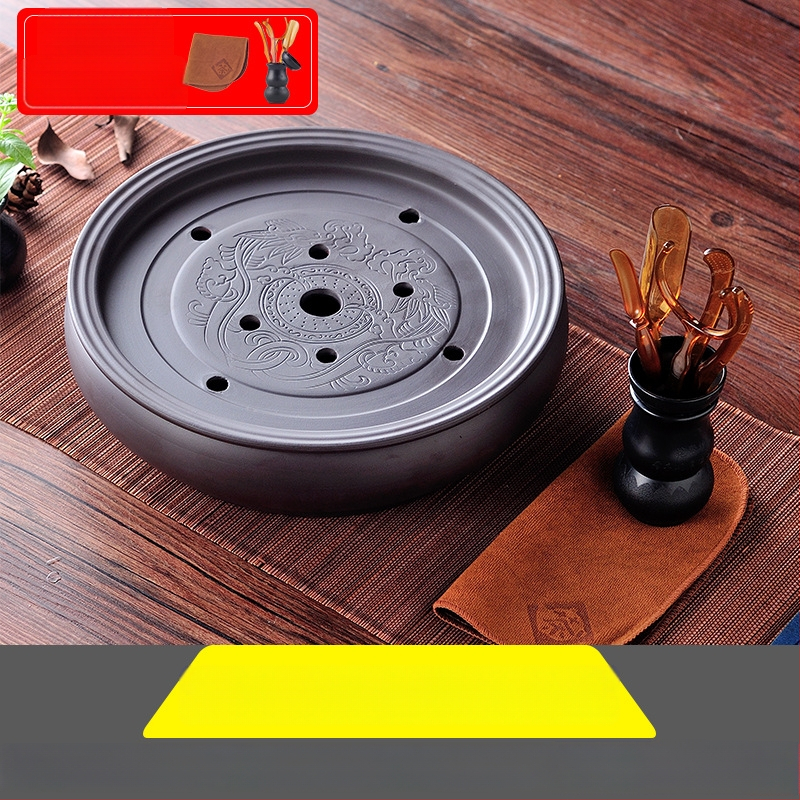 Δίσκος τσαγιού από κεραμικά, χειροποίητος, πρώτη κλάση ποιότητας, ρετρό στυλ, ελαφριά πολυτέλεια ρετρό