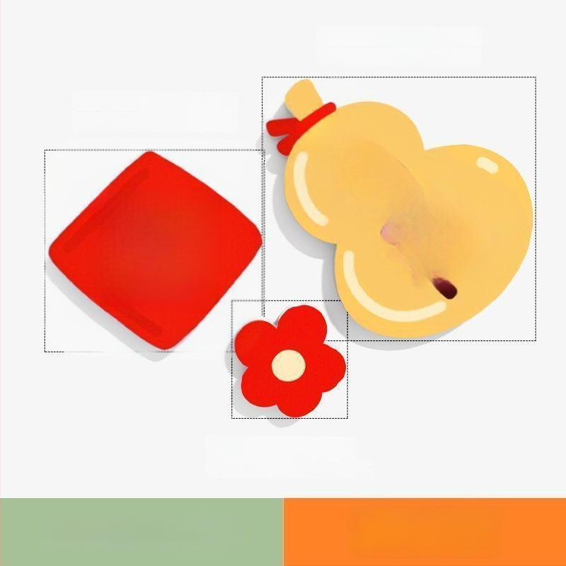 PVC стенни стикери, 2 части, водоустойчиви самозалепващи декор за прикриване на дупки върху врати и стени – бохемски стил и огледален дизайн