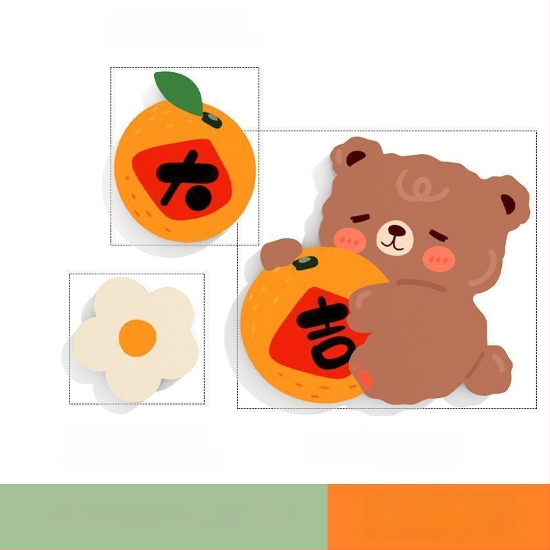 PVC стенни стикери, 2 части, водоустойчиви самозалепващи декор за прикриване на дупки върху врати и стени – бохемски стил и огледален дизайн