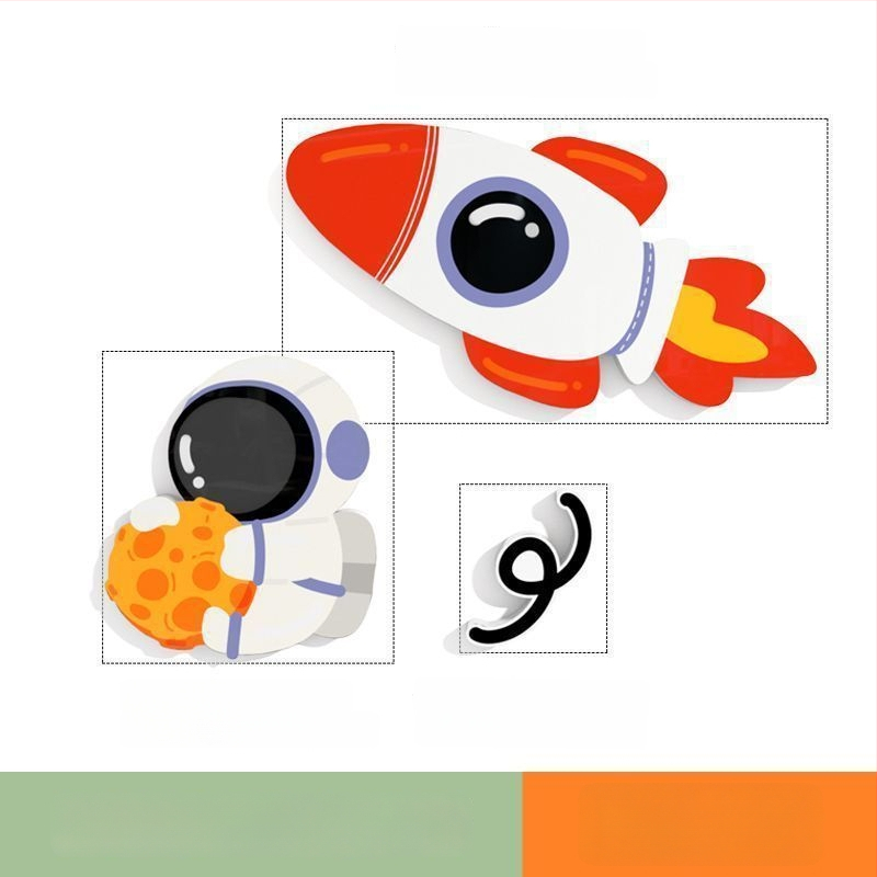 PVC стенни стикери, 2 части, водоустойчиви самозалепващи декор за прикриване на дупки върху врати и стени – бохемски стил и огледален дизайн