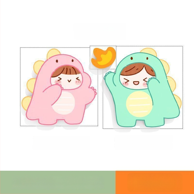 PVC стенни стикери, 2 части, водоустойчиви самозалепващи декор за прикриване на дупки върху врати и стени – бохемски стил и огледален дизайн