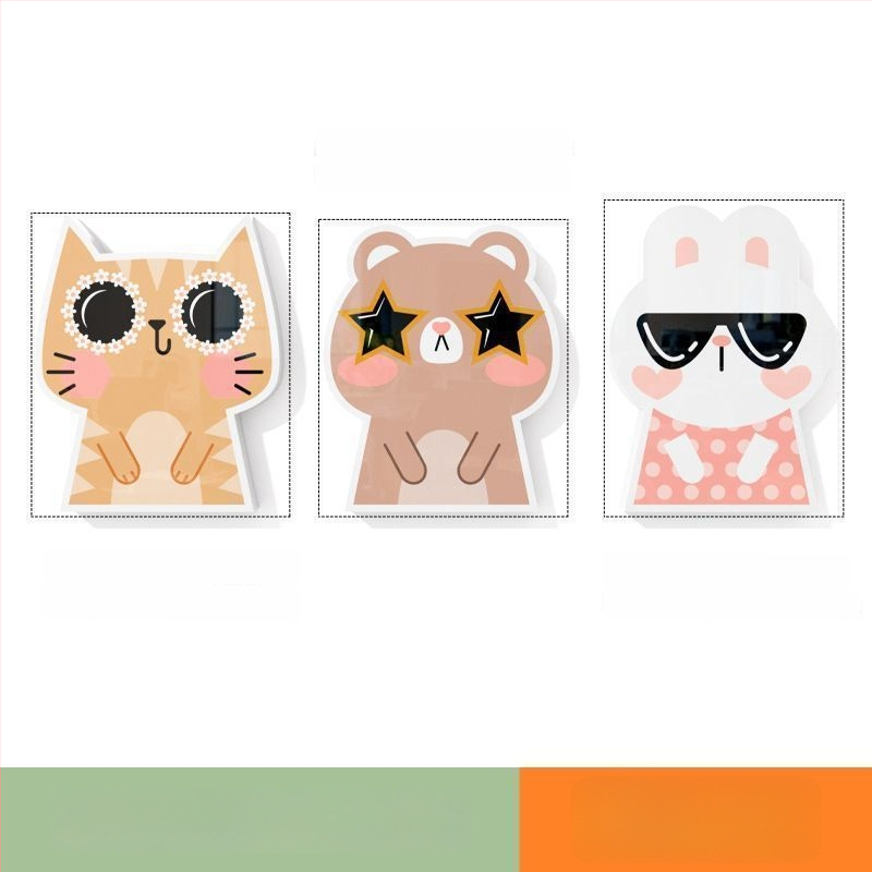 PVC стенни стикери, 2 части, водоустойчиви самозалепващи декор за прикриване на дупки върху врати и стени – бохемски стил и огледален дизайн