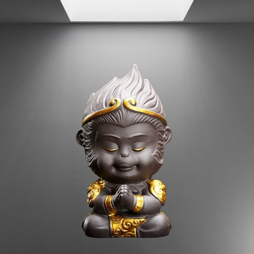 Tea pet figūrėlių rinkinys iš smėlio molio, retro stilius, aukšta kokybė, įtraukiami toad, Pixiu, Sun Wukong ir drakono vėžlys