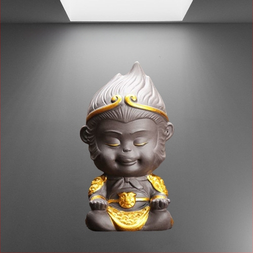 Tea pet figūrėlių rinkinys iš smėlio molio, retro stilius, aukšta kokybė, įtraukiami toad, Pixiu, Sun Wukong ir drakono vėžlys