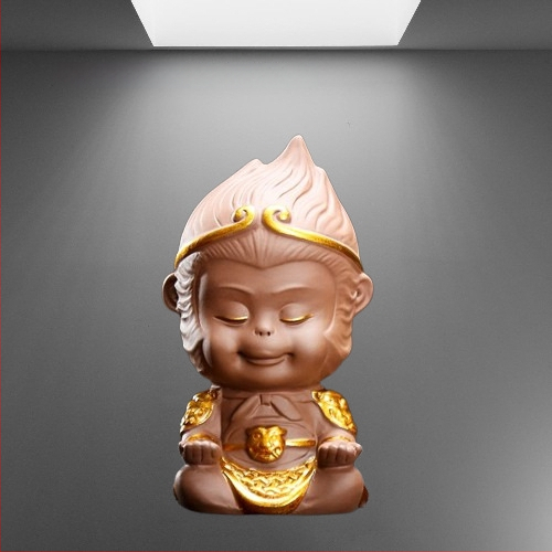 Tea pet figūrėlių rinkinys iš smėlio molio, retro stilius, aukšta kokybė, įtraukiami toad, Pixiu, Sun Wukong ir drakono vėžlys