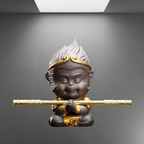 Tea pet figūrėlių rinkinys iš smėlio molio, retro stilius, aukšta kokybė, įtraukiami toad, Pixiu, Sun Wukong ir drakono vėžlys