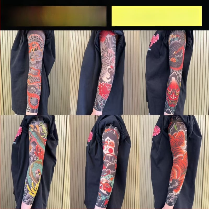 Ултратънък безшевен охлаждащ ръкав за ръка с флорални мотиви, UV защита, унисекс (найлон, 71–80% основна тъкан, оригинален дизайн, пролет 2025)