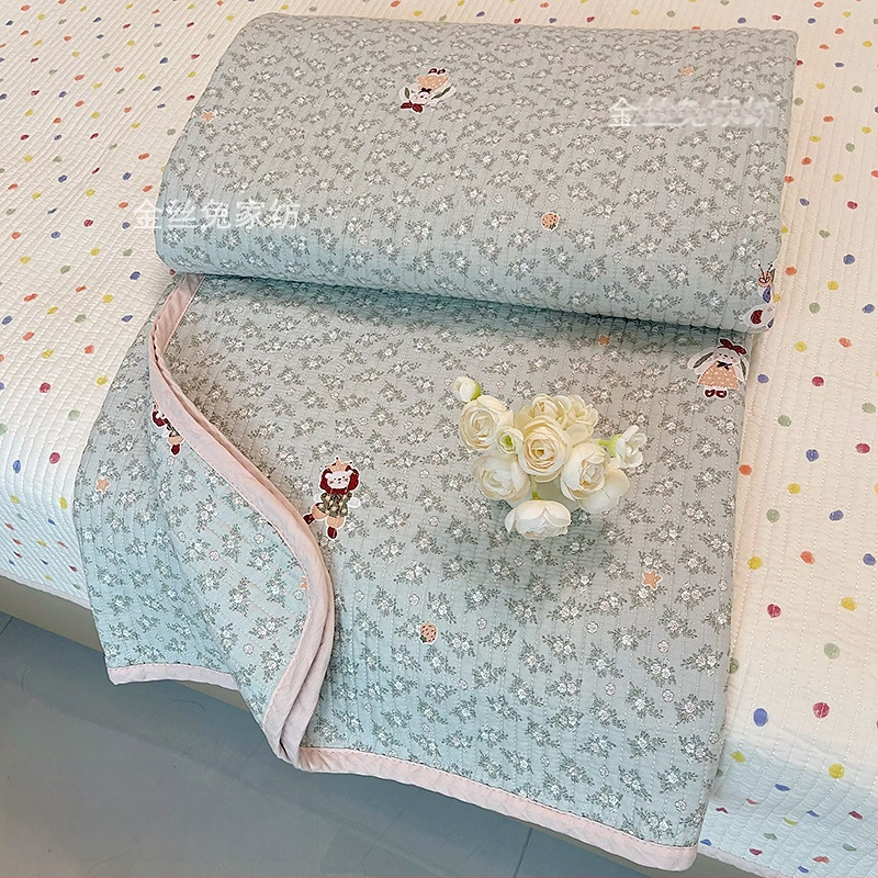 Lova užtiesalo komplektas trim dalių, 100% medvilnė, dryžuotas raštas, Twill audinys, reaktyvus spausdinimas, tinka visiems metų laikams