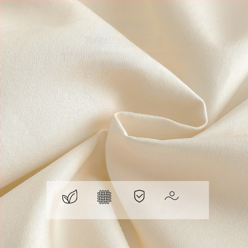 Light Luxury 120 siūlų ilgos medvilnės lovos komplektas, keturi gabalai, siuvinėjama Twill audinys, reaktyvus dažymas, svoris 2000–2500 g